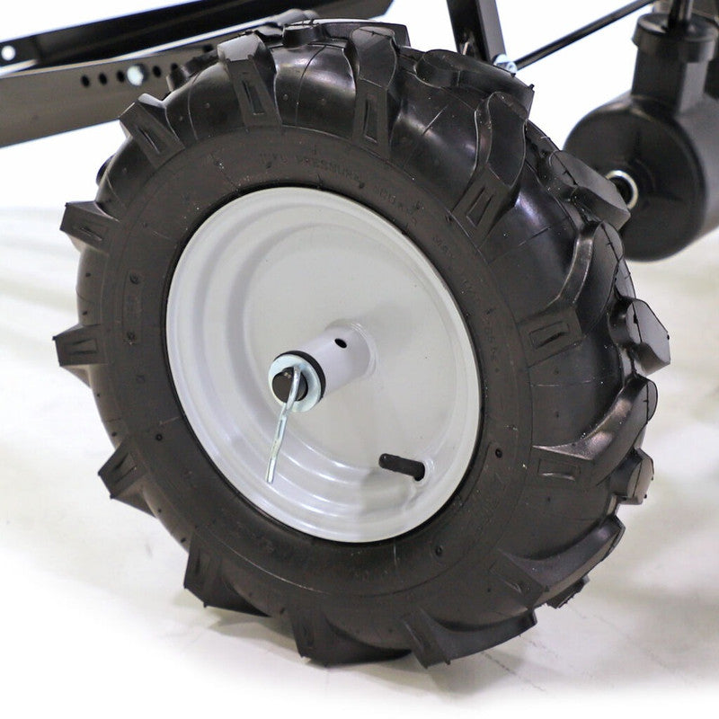 Edelstahl-Streuwagen 149 L – Anbaustreuer für Gabelstapler, 1–6 m Streubreite