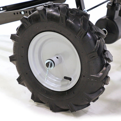 Edelstahl-Streuwagen 149 L – Anbaustreuer für Gabelstapler, 1–6 m Streubreite