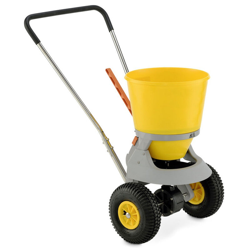 CEMO Streuwagen 20 L – Streubreite 1–4 m, kompakter Handstreuer für Salz & Sand