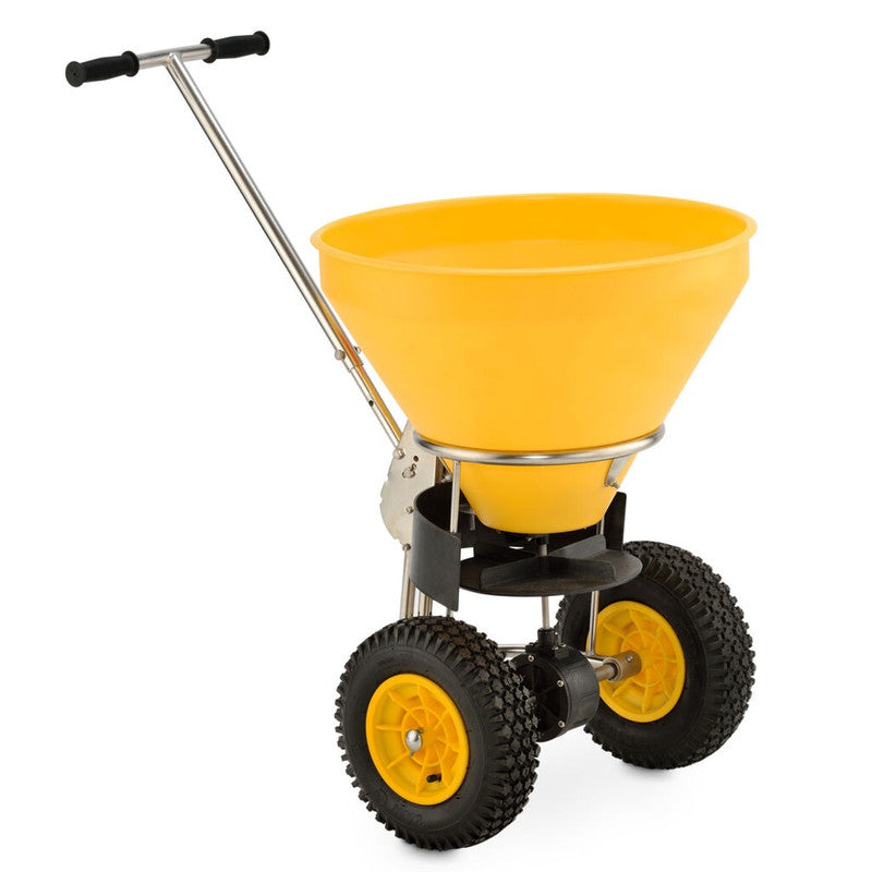 CEMO Streuwagen 50 L – Streubreite 1–4 m, für Salz, Sand & Splitt