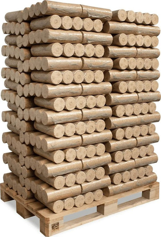 Heizfuxx Nestro XL Blue Briketts – 960 kg Palette