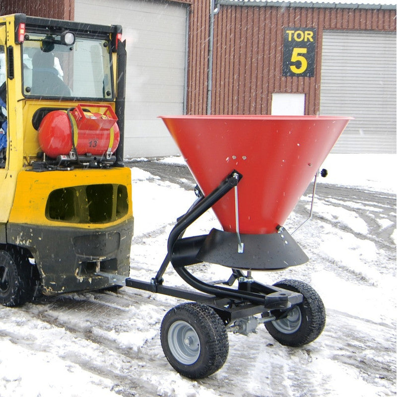 Bauer® Streuwagen 260 L – Anbaustreuer für Gabelstapler, Streubreite 1–12 m