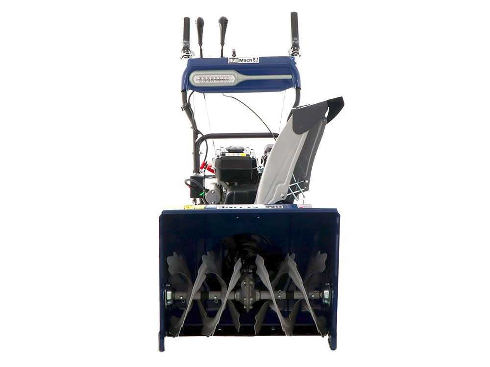 BullMach BM-61 LWE Benzin-Schneefräse – 6,5 PS Loncin-Motor, 61 cm Räumbreite, Elektrostart