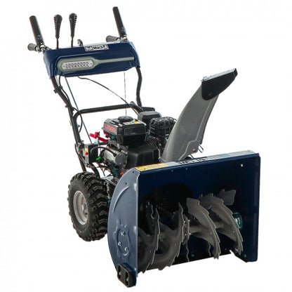 BullMach BM-61 LWE Benzin-Schneefräse – 6,5 PS Loncin-Motor, 61 cm Räumbreite, Elektrostart