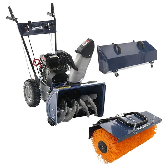 BullMach BM-SS 80 WL Benzin-Schneefräse – 196 cm³ Loncin-Motor, 55 cm Räumbreite