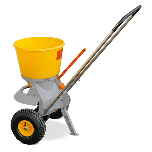 CEMO Premium Streuwagen 20 L – Handstreuer mit Luftreifen, verstellbar