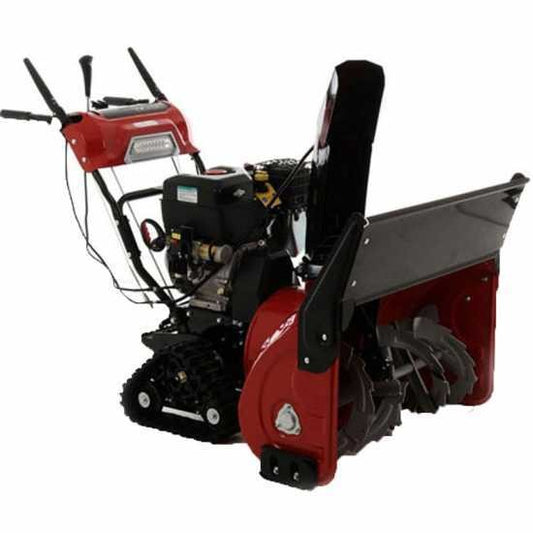 Benzin-Schneefräse GeoTech-Pro STP1587 TERBS – 85 cm, Raupenantrieb, B&S 2100, Elektrostart