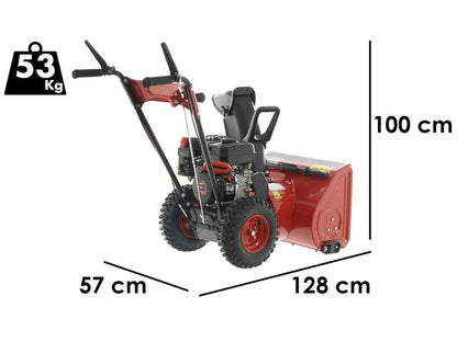 GeoTech ST 557 W EVO – Benzin-Schneefräse 56 cm, 196 cm³, auf Rädern