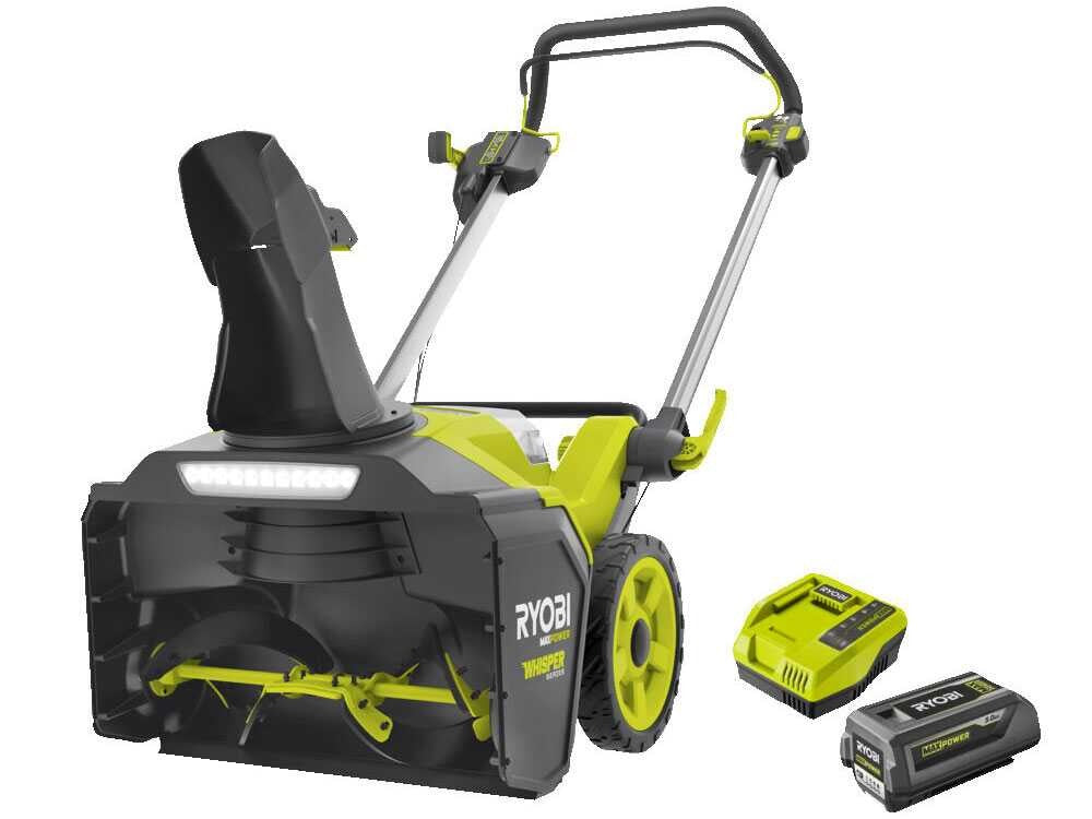 Akku-Schneefräse Ryobi RY36STX53A-150 – 36V Lithium-Ion – 53 cm Räumbreite – bürstenloser Motor – inkl. 5Ah Akku