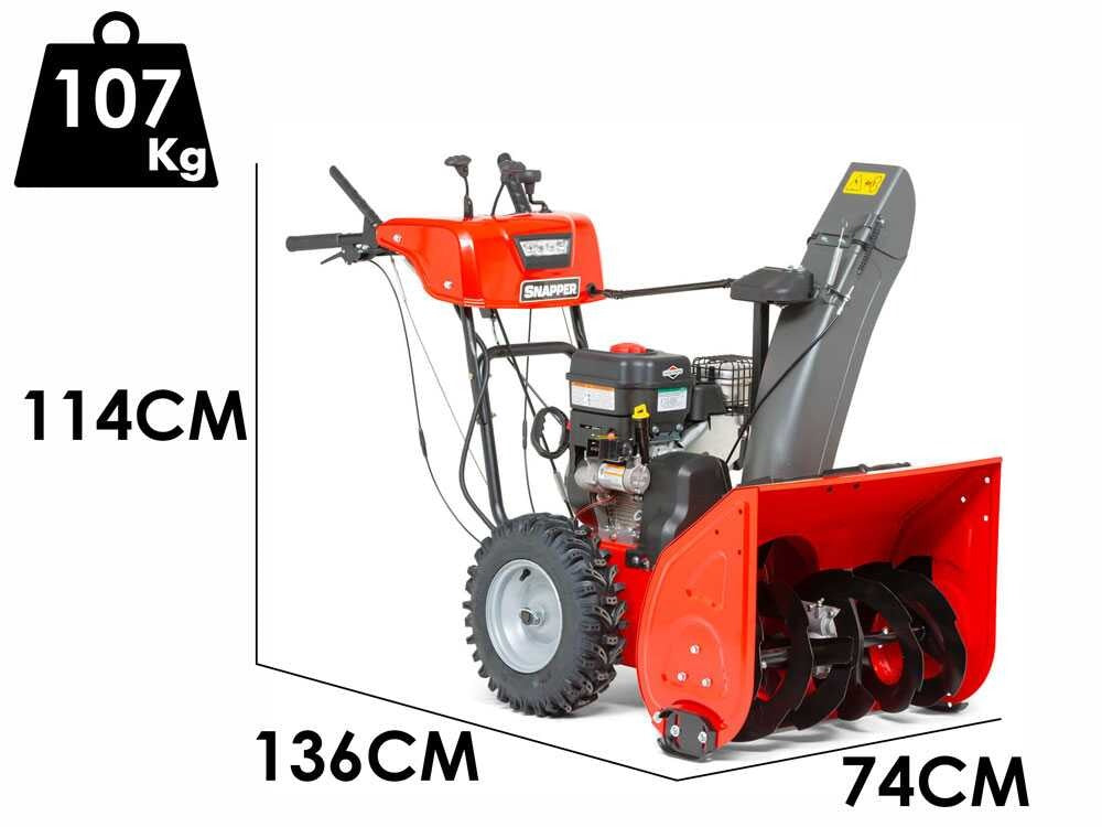 Snapper M1527SE Schneefräse 9 PS mit E-Start und Griffheizung