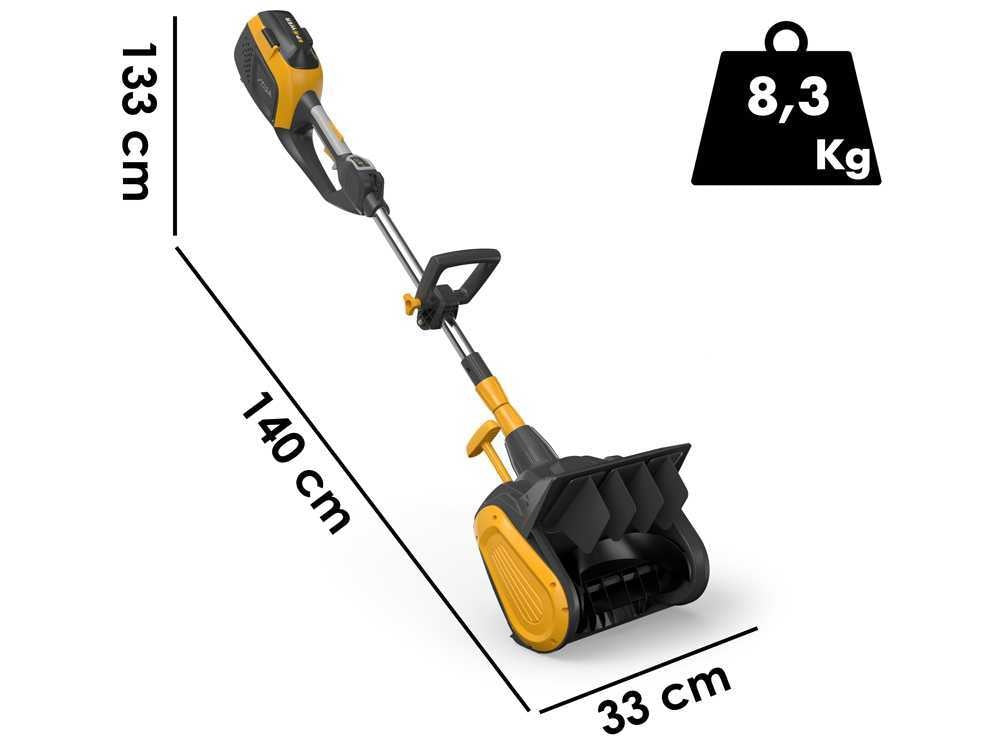 STIGA ST 300e Kit – 48V Akku-Schneefräse mit 2Ah Akku & Ladegerät, leicht & leise für frischen Schnee